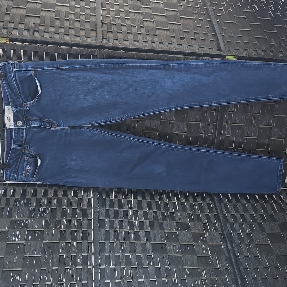 Hollister Dark Blue Skinny Jeans 7R W28 L31 Women